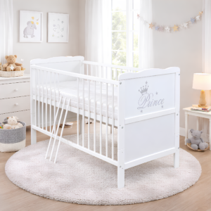 Babybett Jack Prince weiß 70x140 cm