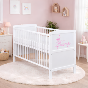 Babybett Princess weiß 70x140 cm