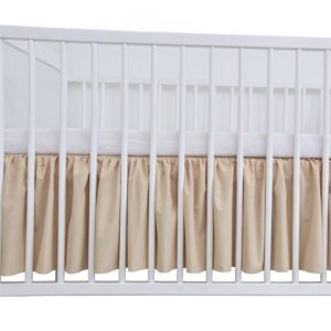 Falbel Rüsche 140x70 120x60 - Traumland Beige, 120x60 cm