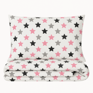 Bettwäsche 2-tlg Big Stars Pink