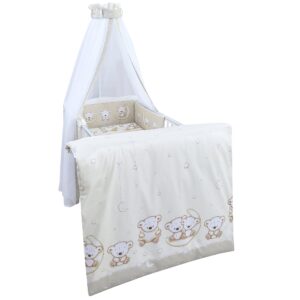Bettset 4-8 tlg Teddy Mond beige