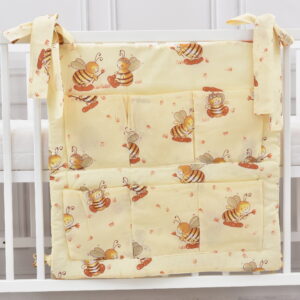 Babybett Organizer Betttasche Biene