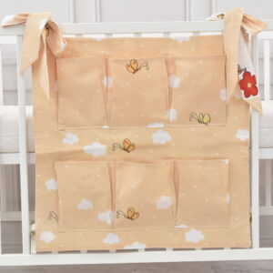 Babybett Organizer Betttasche Gärtner beige