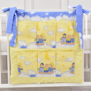 Babybett Organizer Betttasche Good Night Blau