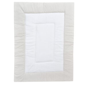 Baby Krabbeldecke 100x135 cm Hellbeige gepunktet