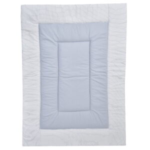 Baby Krabbeldecke 100x135 cm Grau Gestreift