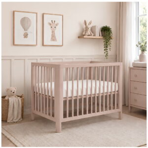 Babybett Lio 2in1 Kaschmir-Beige Schutzgitter 60x120 cm