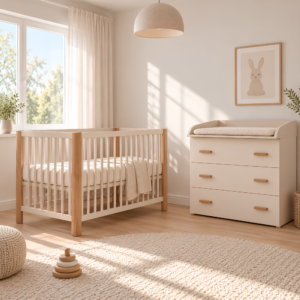 Babyzimmer set Lio Kaschmir beige Eiche