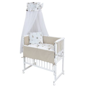 Beistellbett Set Komplett Ruhige Safari weiß