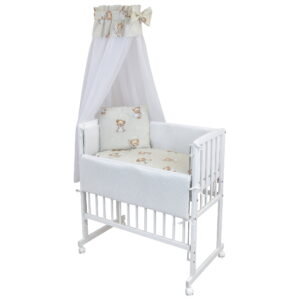 Beistellbett Set Komplett Sternenbär beige