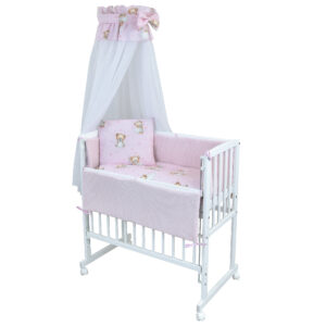 Beistellbett Set Komplett Sternenbär rosa