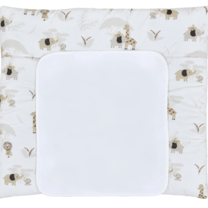 Wickelauflage 70x75 cm Ruhige Safari weiss