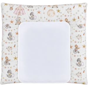 Wickelauflage 70x75 cm Zirkusfreunde rosa
