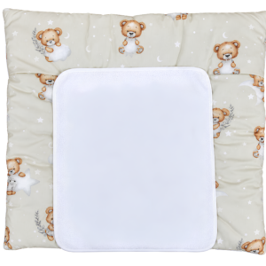 Wickelauflage 70x75 cm Sternenbär beige