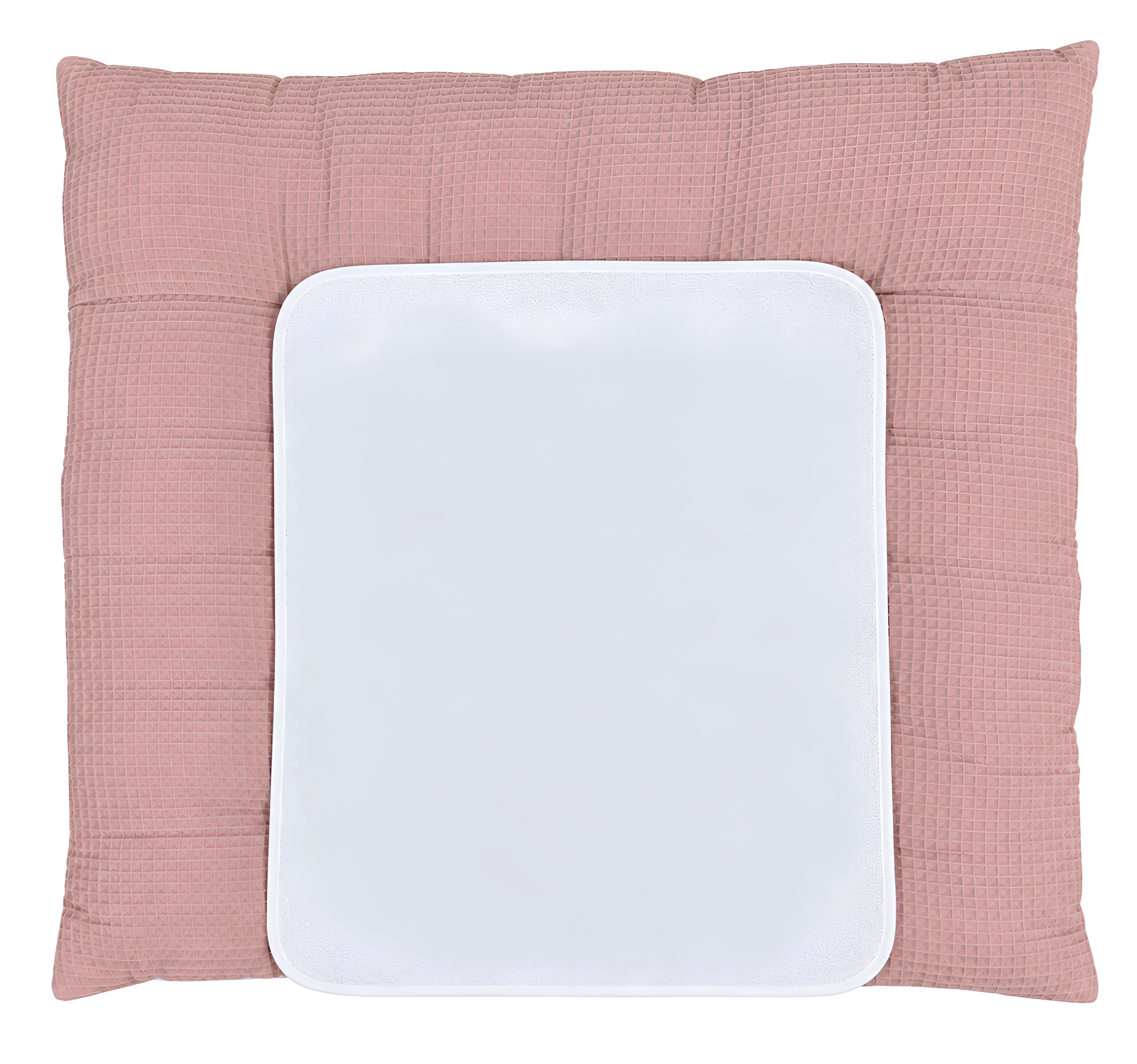 Wickelauflage 70x75 cm Waffelpique altrosa