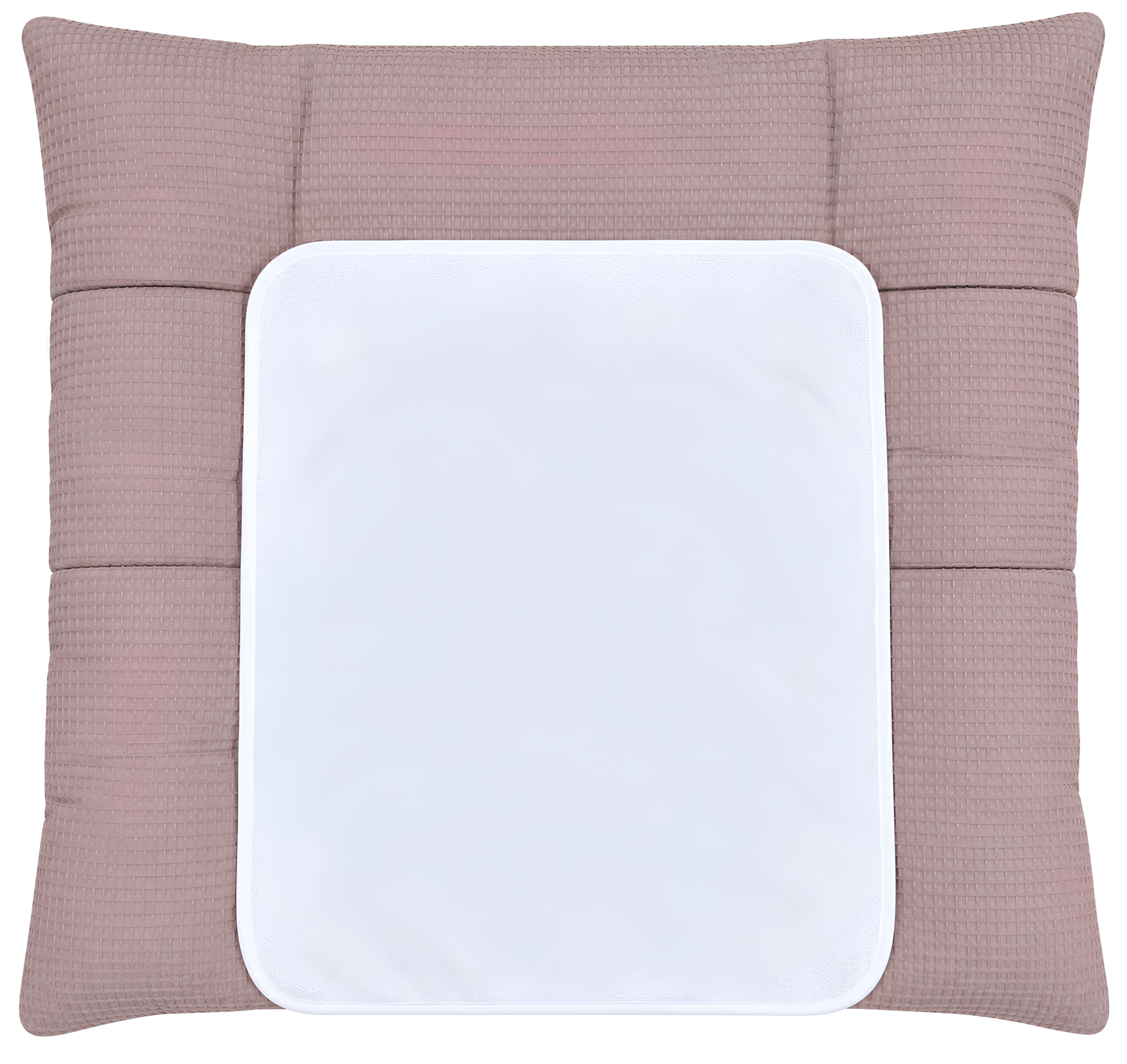 Wickelauflage 70x75 cm Waffelpique mauve