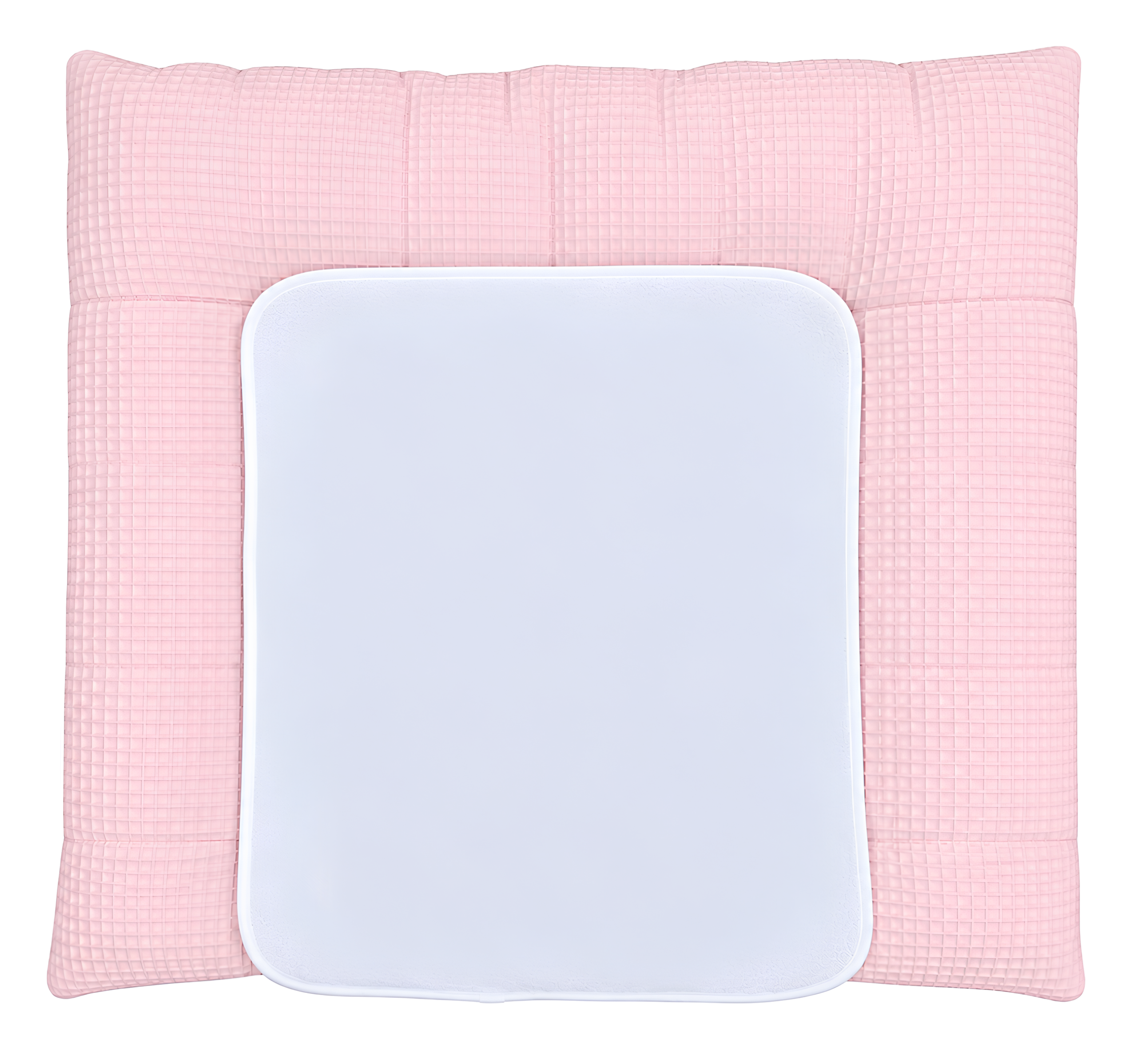 Wickelauflage 70x75 cm Waffelpique rosa
