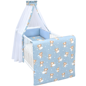 Bettset 4-tlg Sternenbär blau