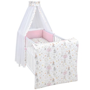 Bettset 4-tlg Zirkusfreunde rosa